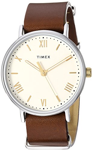 Timex Men's TW2R80400 Southview 41mm Brown/Cream ...
