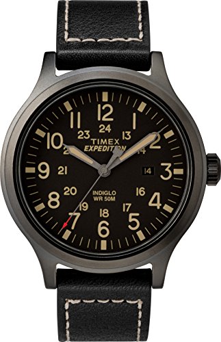 Timex Men's TW4B11400 Expedition Scout 43mm Black...