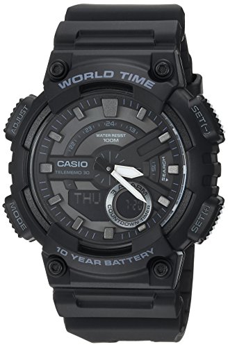 Casio Men's Sports Stainless Steel Quartz Watch w...