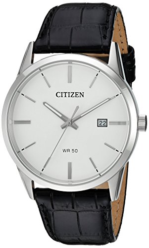 Citizen Men's Quartz Stainless Steel and Leather ...