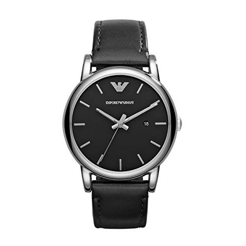 Emporio Armani AR1692 Luigi Classic Leather Men's...