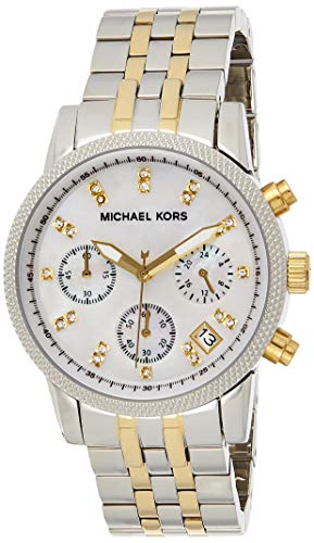 Michael Kors Watches Two-Tone Chronograph with St...