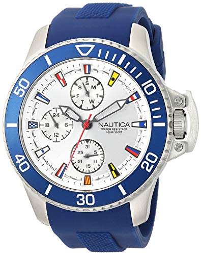 Nautica Men's 'Bayside' Quartz Stainless Steel an...