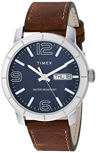 Timex Men's TW2R64200 Mod 44 Brown/Blue Leather S...