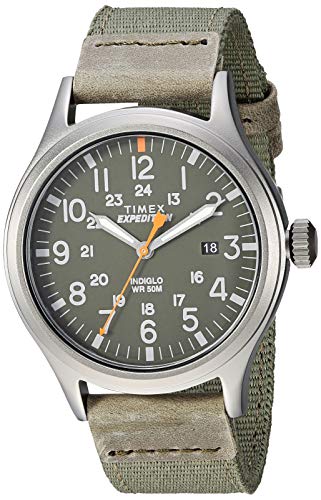 Timex Men's TW4B14000 Expedition Scout 40mm Green...
