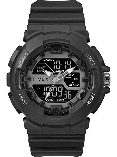 Timex Men's TW5M22500 DGTL HQ Sporty Combo 50mm B...