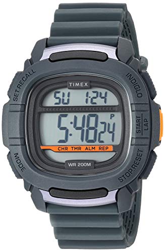 Timex Men's TW5M26700 Command 47mm Gray Silicone ...
