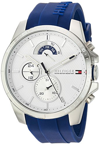 Tommy Hilfiger Men's Cool Sport Stainless Steel Q...