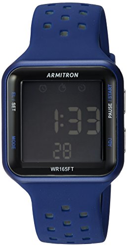 Armitron Sport Unisex 40/8417BLU Grey Accented Di...