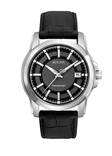 Bulova Men's 96B158 Precisionist Leather Strap Wa...