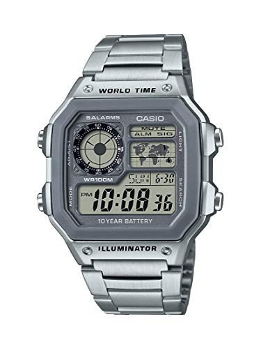Casio Men's 10 Year Battery Quartz Watch with Sta...