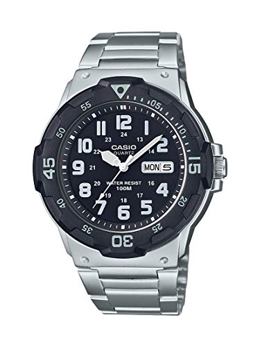 Casio Men's Diver Style Quartz Watch with Stainle...