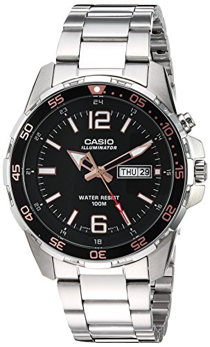 Casio Men's Super Illuminator Quartz Watch with S...
