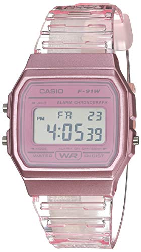 Casio Quartz Watch with Resin Strap, Pink, 20 (Mo...