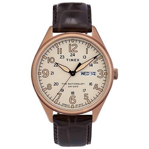 Timex Men's Waterbury Traditional Day-Date 42mm S...