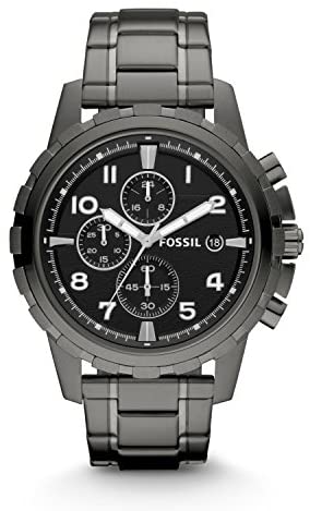 Fossil Men's Dean Stainless Steel Chronograph Dre...