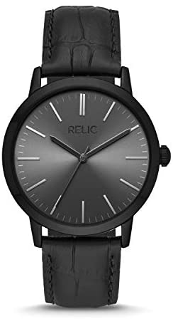 Relic by Fossil Men's Jeffery Quartz Metal Casual...