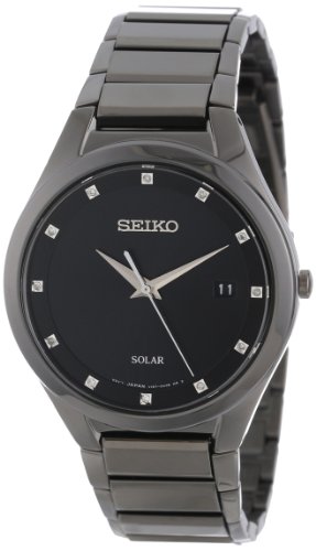 Seiko Men's SNE243 Solar Stainless Steel Dress Wa...