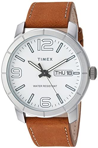 Timex Men's Mod 44 Leather Strap Watch