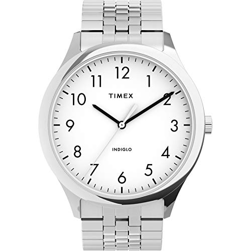 Timex Men's Modern Easy Reader 40mm Watch – Silve...