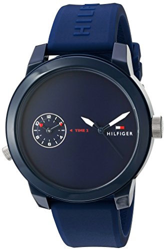 Tommy Hilfiger Men's Plastic and Rubber Casual Wa...