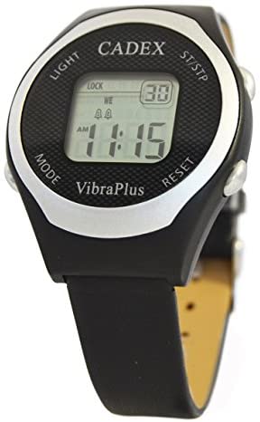 Cadex VibraPlus – 8 Alarm Reminder Watch with Vib...