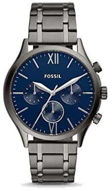 Fossil Fenmore Midsize Multifunction Smoke Stainl...