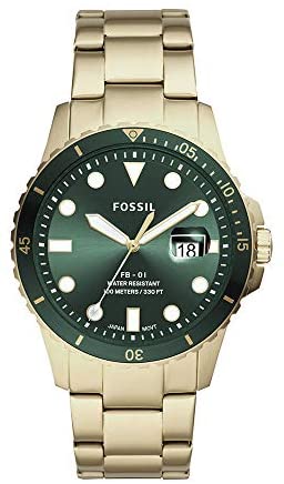 Fossil Men's FB-01 Stainless Steel Casual Quartz ...