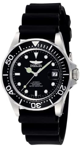 Invicta Men's Pro Diver Black Dial Black Polyuret...