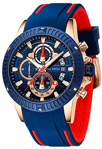 MINI FOCUS Watches Mens Sport Wterproof Multi-Fun...