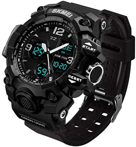 Men's Analog Sports Watch, LED Military Wrist Wat...