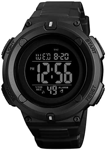 Men's Digital Sports Watch LED Screen Large Face ...