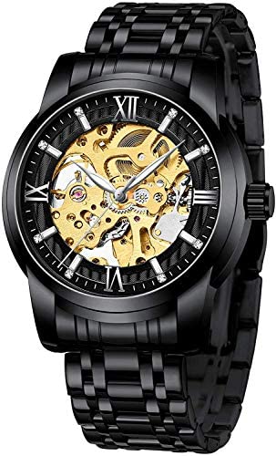 Mens Watches Mechanical Automatic Self-Winding St...