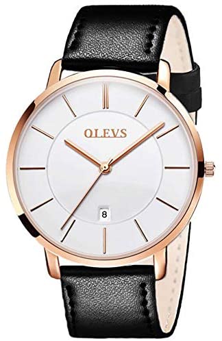 OLEVS Mens Minimalist Ultra Thin Watches Fashion ...