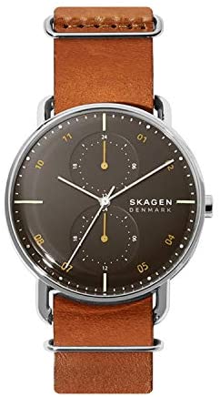 Skagen Horizont Quartz Stainless Steel Dual Timez...