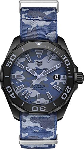 Tag Heuer Aquaracer Blue Camouflage Dial Automati...