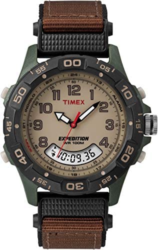 Timex Men's T45181 Expedition Resin Combo Brown/G...