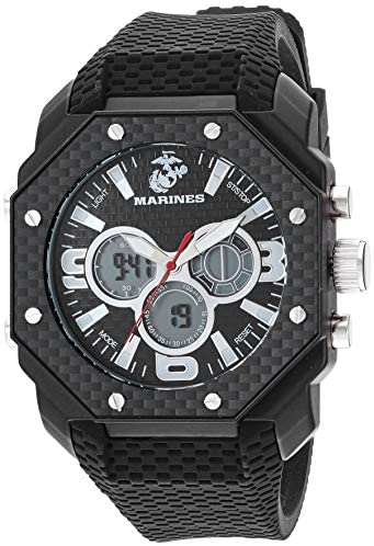U.S. Military Men's Analog-Digital Chronograph Bl...