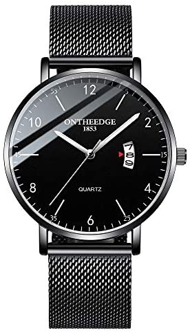 Watches for Men Ultra-Thin Minimalist Waterproof ...