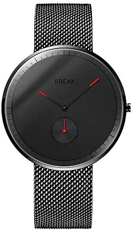 BREAK Men's Quartz Watches Large Face Watch and W...