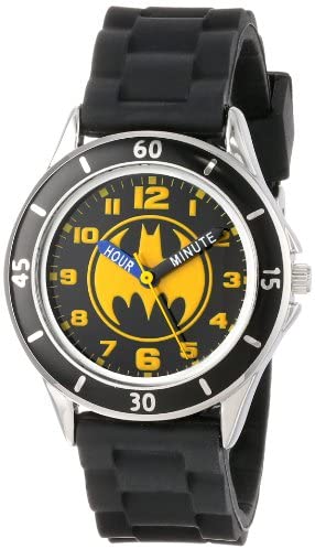 Batman Kids' Analog Watch with Silver-Tone Casing...