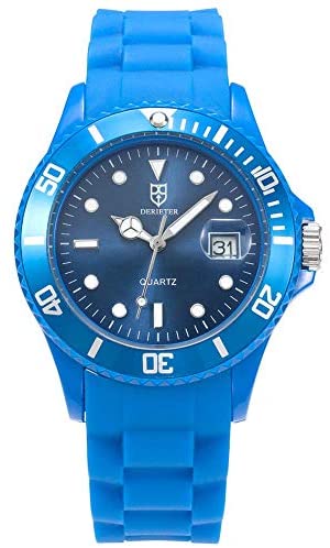 DR8990 Silicone Strap Plastic Quartz Watch Studen...