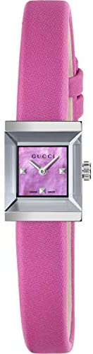 Gucci G-Frame Fuchsia Mother of Pearl Dial Ladies...