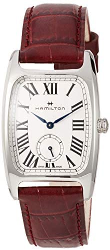 Hamilton Boulton L Silver-White Dial Ladies Red L...