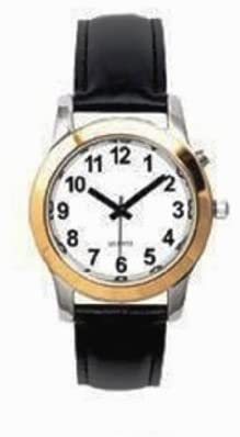 Men's Deluxe Talking Wrist Watch Two Tone for the...
