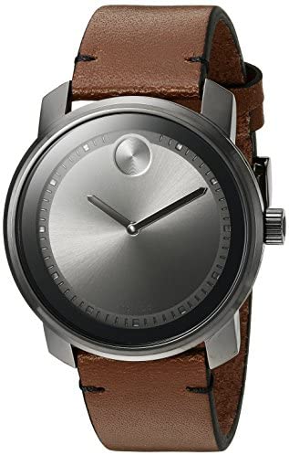 Movado Men's Swiss Quartz Stainless Steel and Bro...