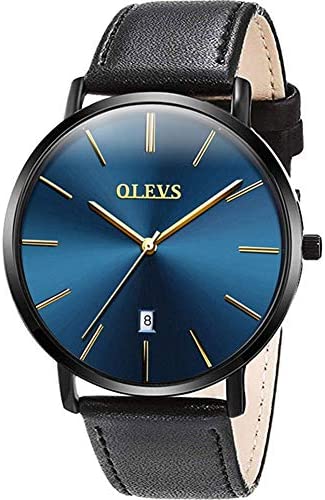 OLEVS Men's Ultra Thin Watches Watches for Men Mi...