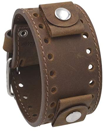 REV Crazy Horse Leather Strap 20mm -22mm Lug Widt...