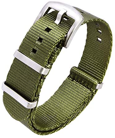 Ritche Nato Watch Strap with Heavy Buckle 18mm 20...