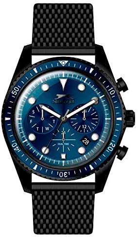 Slazenger Black Mesh Strap Japanese Quartz Moveme...
